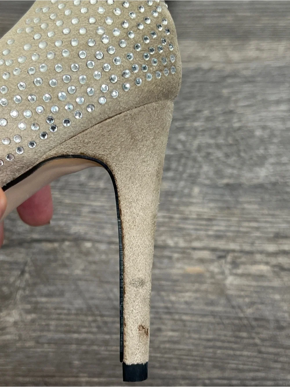 Sergio Bari taupe tan suede leather heels pumps shoes size 8 B100